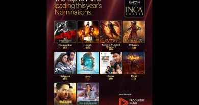 കല്യാൺ ജ്വല്ലേഴ്സ്-INCA അവാർഡ് നാമനിർദ്ദേശങ്ങൾ പ്രഖ്യാപിച്ചു.